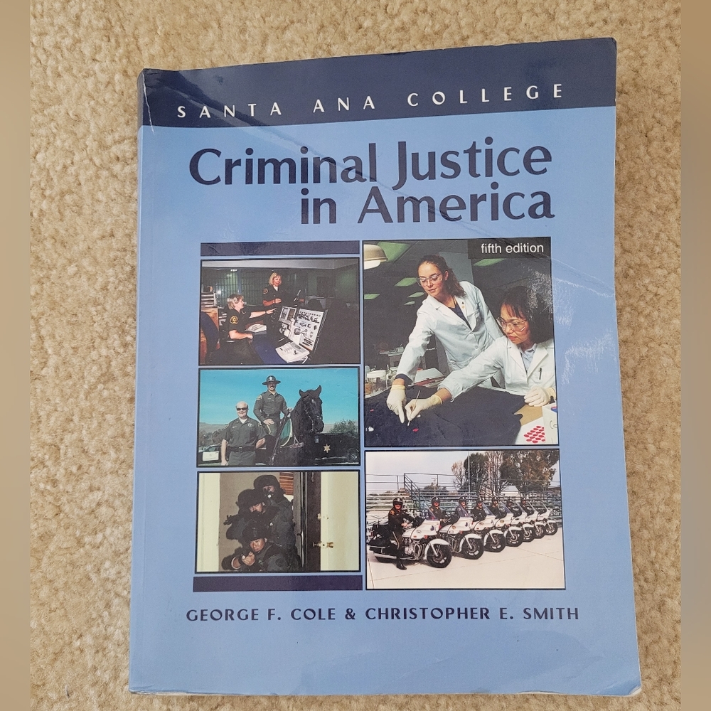 Criminal justice book
